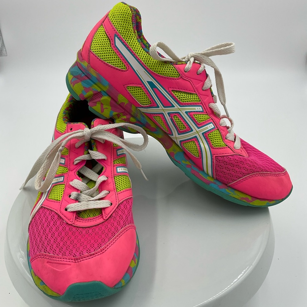 Asics Gel-Frantic 7 neon women’s running shoes 9.5